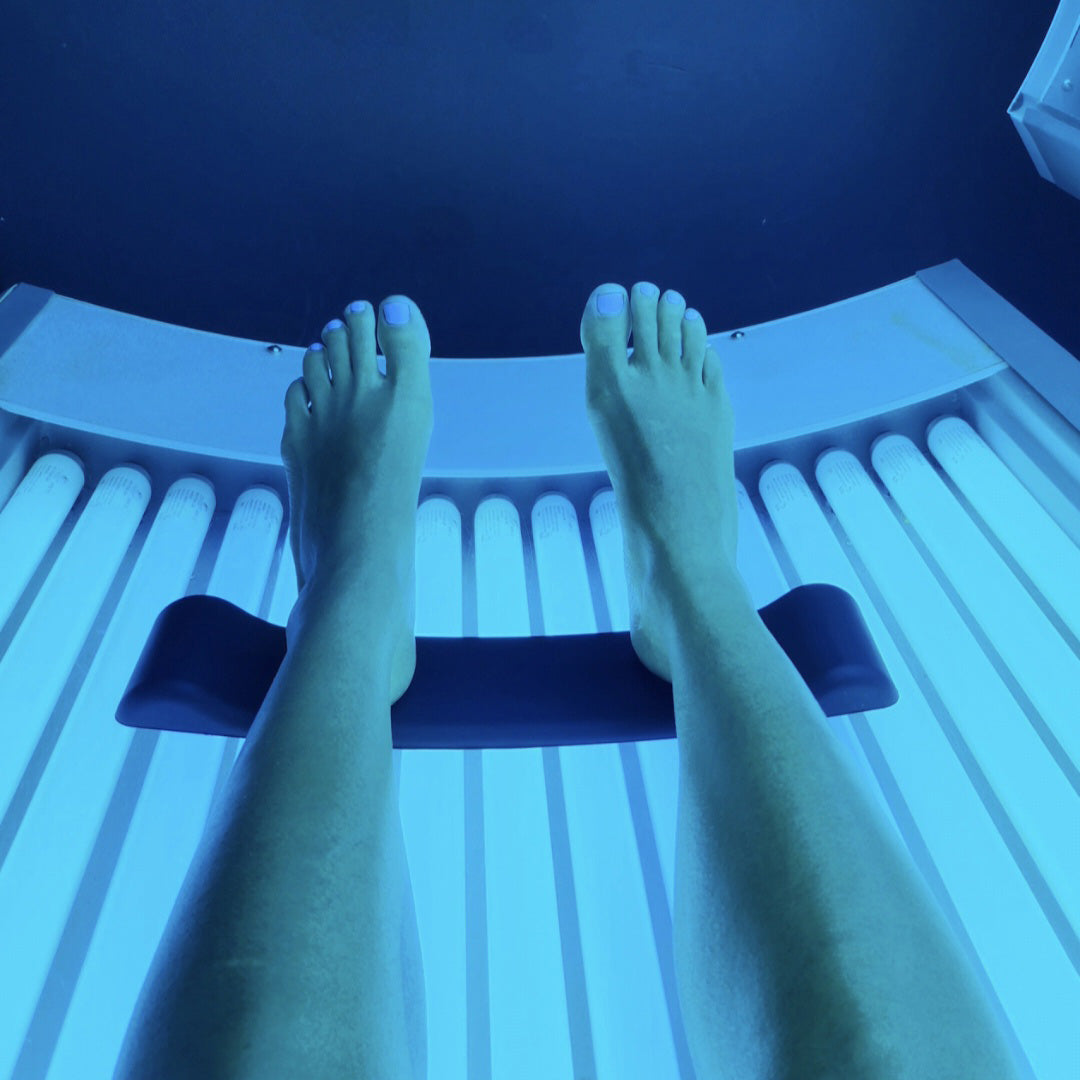 Tanshon tanning bed foot rest